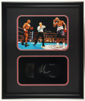 Mike Tyson Signed Boxing Glove Shadowbox Display (JSA & Tyson) at PristineAuction.com