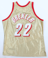 Clyde Drexler Signed Trail Blazers Mitchell & Ness Authentic Jersey (JSA) at PristineAuction.com