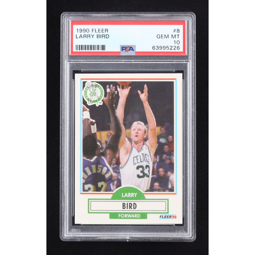 Larry Bird 1990-91 Fleer #8 (PSA 10) at PristineAuction.com