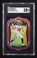 Tom Brady 2020 Panini Select Purple Die-Cut Prizm #101 (SGC 10) at PristineAuction.com