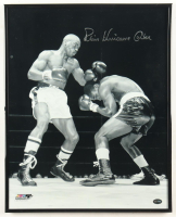 Rubin Carter Signed Custom Framed Photo Display (PSA) at PristineAuction.com