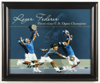 Roger Federer Signed Custom Framed Photo Display (Steiner) at PristineAuction.com