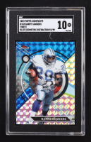 Barry Sanders 2023 Topps Composite Finest Blue Geometric Refractors #183 #92/99 (SGC 10) at PristineAuction.com