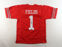 Justin Fields Signed Jersey (Beckett) at PristineAuction.com