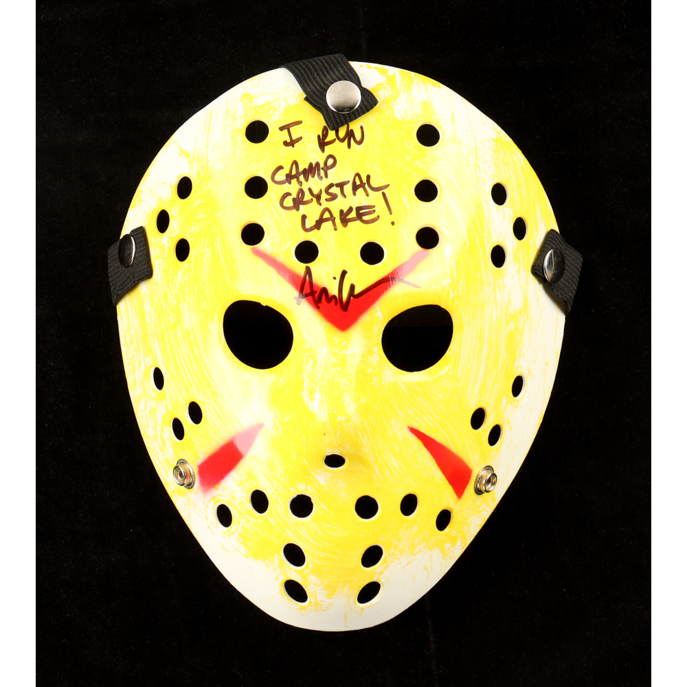 Ari Lehman Signed "Friday the 13th" Mask Inscribed "I Run Camp Crystal Lake!" (Beckett) at PristineAuction.com