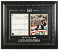 Sidney Crosby Signed Custom Framed Display (Frameworth) at PristineAuction.com