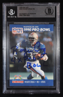Roger Craig Signed 1990 Pro Set #385 PB Inscribed "4x Pro Bowl" (BGS Authentic) at PristineAuction.com