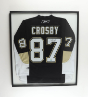Sidney Crosby Signed Custom Framed Jersey Display (FSM) at PristineAuction.com