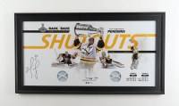 Matt Murray Signed LE Penguins Custom Framed Panoramic Photo Display with 2017 SC Final Net #7/50 (Fanatics) at PristineAuction.com
