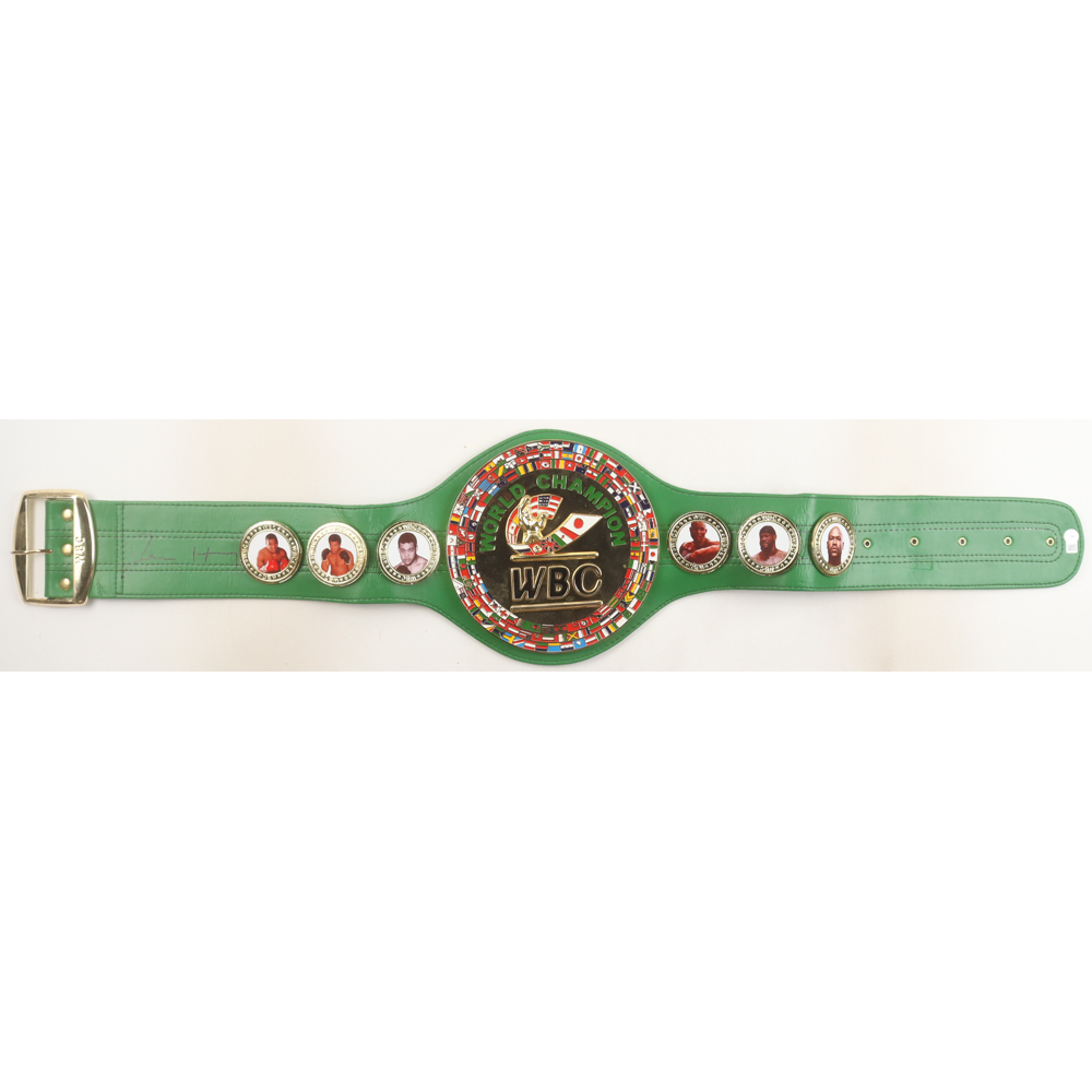 Devin Haney Signed WBC Full-Size Championship Belt (Beckett) at PristineAuction.com