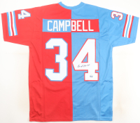 Earl Campbell Signed Jersey (JSA & Campbell) at PristineAuction.com