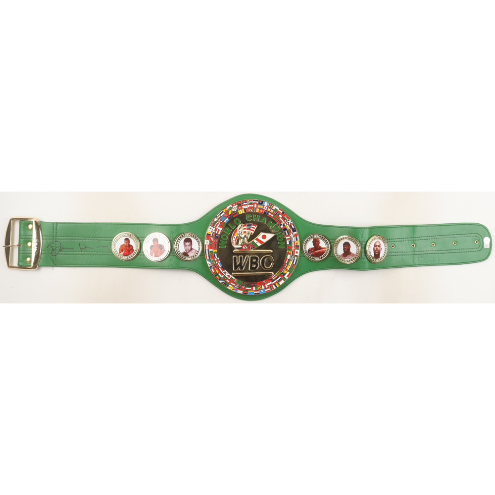 Devin Haney Signed WBC Full-Size Championship Belt (Beckett) at PristineAuction.com