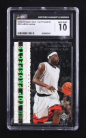 LeBron James 2003 Upper Deck Top Prospects #55 RC (CGC 10) at PristineAuction.com