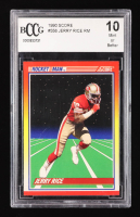 Jerry Rice 1990 Score #556 RM (BCCG 10) at PristineAuction.com