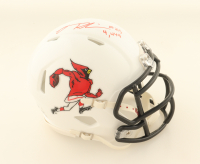 James Robinson Signed Redbirds Speed Mini Helmet Inscribed "4,444" (JSA) at PristineAuction.com
