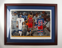 "Reflections: 7-23-99 Retiring The Millennium" LE Custom Framed Original Serigraph Display by Rick Rush at PristineAuction.com