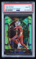 Josh Allen 2022 Select Prizm Dragon Scale #97 #88/89 (PSA 10) at PristineAuction.com