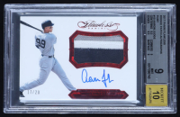 Aaron Judge 2017 Panini Flawless Dual Rookie Patch Autographs Ruby #10 #17/20 RC (BGS 9 | Auto 10) at PristineAuction.com