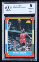 Michael Jordan 1986-87 Fleer #57 RC (BCCG 9) at PristineAuction.com