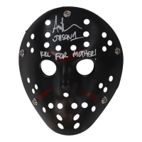 Ari Lehman Signed "Friday the 13th" Mask Inscribed "Kill For Mother!" & "Jason 1" (Beckett) at PristineAuction.com