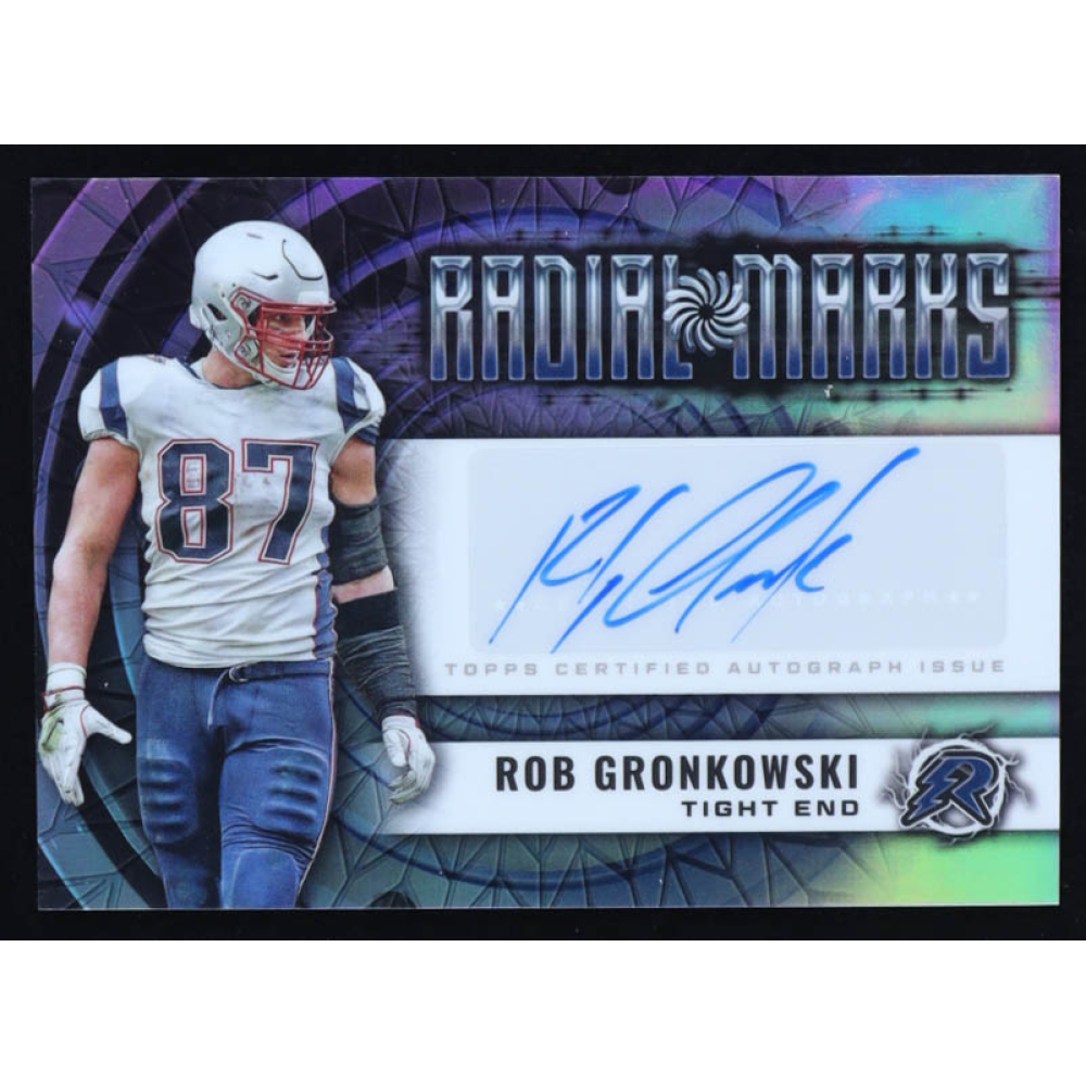 Rob Gronkowski 2024 Topps Resurgence Radial Marks Autographs #RMRG at PristineAuction.com
