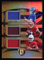 Daniel Jones / Dwayne Haskins / Kyler Murray 2019 Panini Gold Standard Newly Minted Memorabilia Triples #1 #010/199 RC at PristineAuction.com