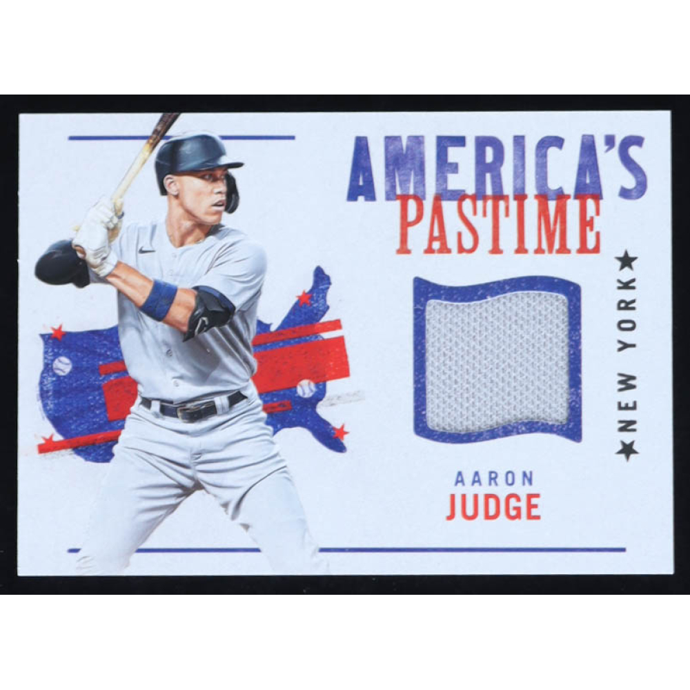 Aaron Judge 2022 Panini Chronicles America's Pastime Swatches #35 at PristineAuction.com