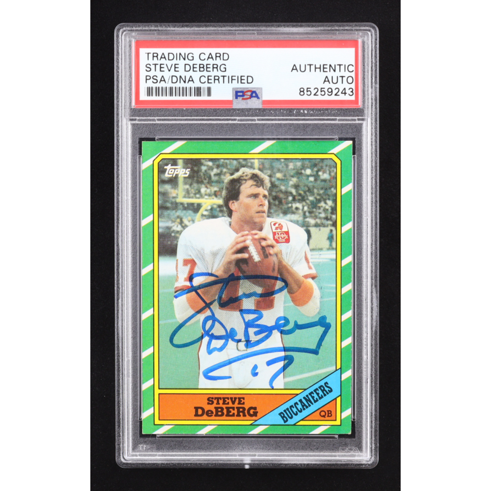 Steve Deberg Signed 1986 Topps #373 (PSA Authentic) at PristineAuction.com