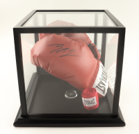 Michael B. Jordan Signed Everlast Boxing Glove with Wrist Wraps & Display Case (Beckett) at PristineAuction.com