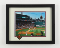 "Fenway Park at Dawn" Custom Framed Colorized Photo Display with Fenway Park Pin at PristineAuction.com