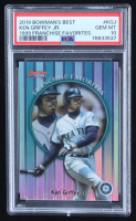 Ken Griffey Jr. 2019 Bowman's Best '99 Franchise Favorites Refractors #99FFKGJ (PSA 10) at PristineAuction.com
