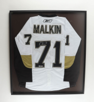 Evgeni Malkin Signed Custom Framed Jersey Display (Ace & SportsMemorabilia) at PristineAuction.com