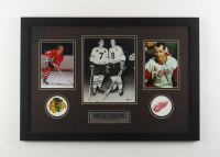 Bobby Hull & Gordie Howe Signed  Custom Framed Photo Display (Beckett) at PristineAuction.com