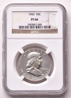 1960 Franklin Silver Half Dollar (NGC Proof 66) at PristineAuction.com