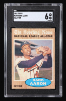 Hank Aaron 1962 Topps All-Star #394 (SGC 6) at PristineAuction.com