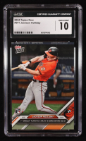 Jackson Holliday 2024 Topps Now #541 RC (CGC 10) at PristineAuction.com