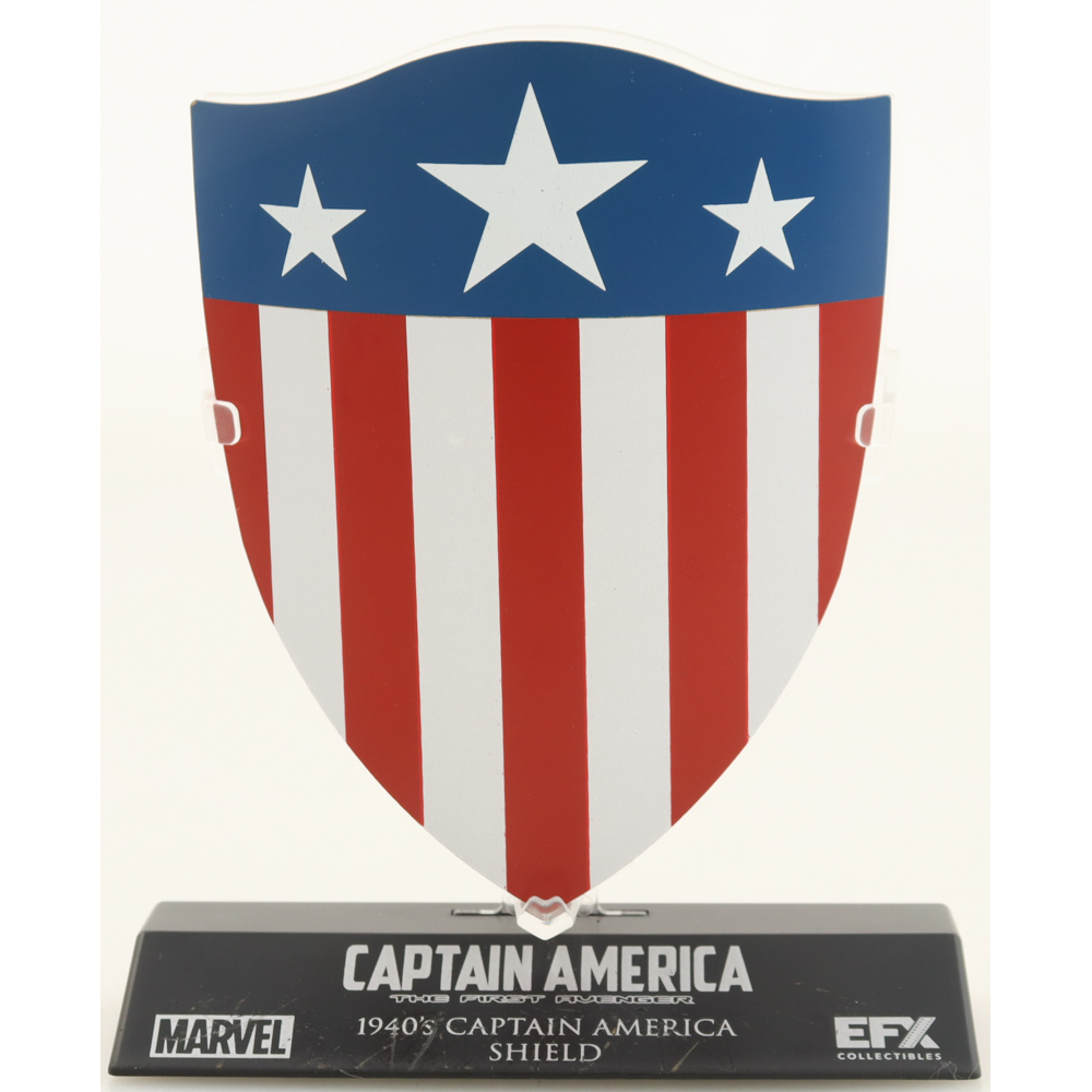 Marvel's "Captain America: The First Avenger" 1:6 Scale Shield Prop Replica with Display Stand & Marvel Certificate at PristineAuction.com