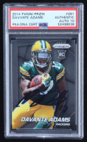 Davante Adams Signed 2014 Panini Prizm #281 RC (PSA Authentic | Auto 10) at PristineAuction.com