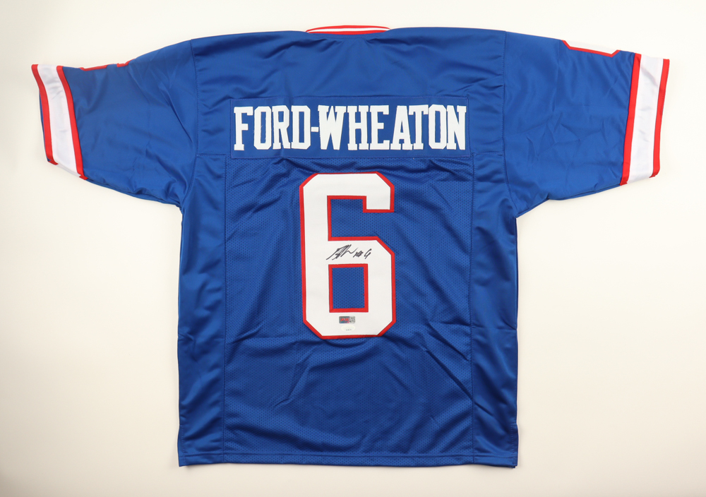 Bryce Ford-Wheaton Signed Jersey (JSA & PIA) at PristineAuction.com Bryce Ford-Wheaton Signed Jersey (JSA & PIA) at PristineAuction.com