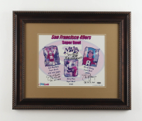 Jerry Rice, Joe Montana & Steve Young Signed 49ers Custom Framed Photo Display With Multiple Inscriptions (Steiner) at PristineAuction.com