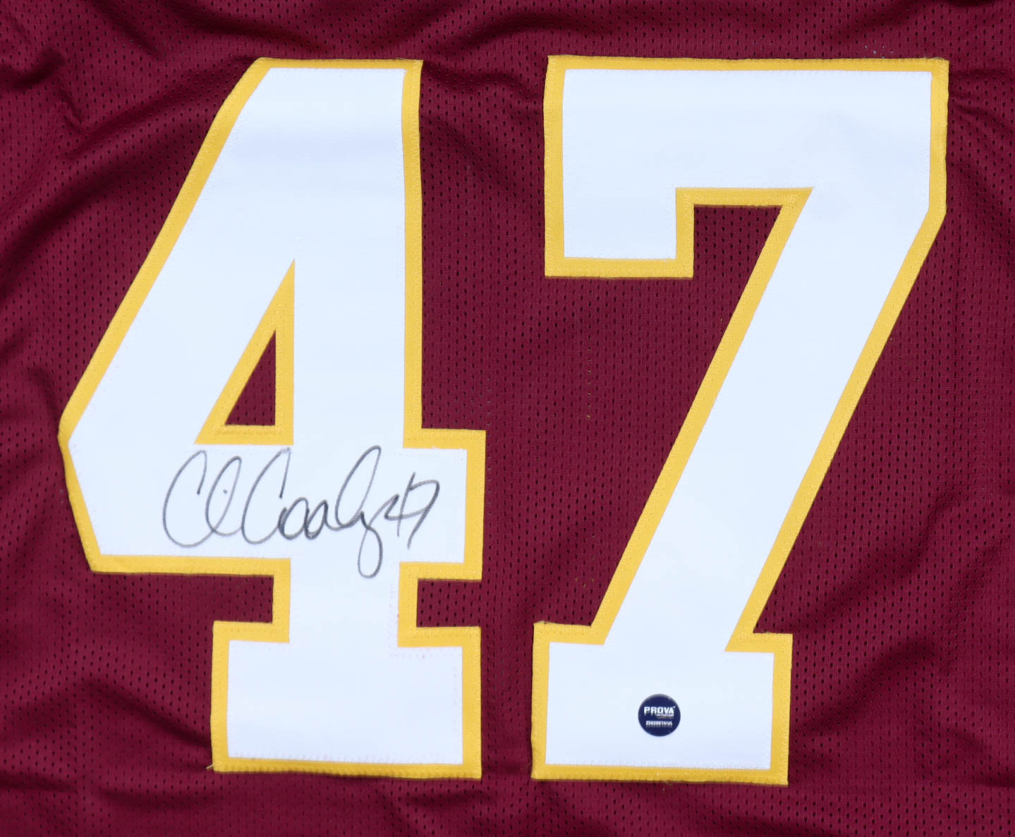 Chris Cooley Signed Jersey (Prova) at PristineAuction.com Chris Cooley Signed Jersey (Prova) at PristineAuction.com