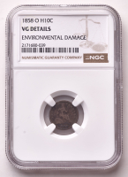 1858-O Seated Liberty Silver Half Dime (NGC VG Details) at PristineAuction.com
