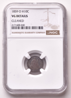 1859-O Seated Liberty Silver Half Dime (NGC VG Details) at PristineAuction.com