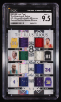 2021-22 Leaf Pearl The illustrious 8 Relics Silver Kobe Bryant / Julius Erving / Larry Bird / Tim Duncan / Kevin Garnett / Charles Barkley / Chris Webber / Karl Malone #TI1 #4/15 (CGC 9.5) at PristineAuction.com