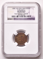 (1861-65) The Federal Union Civil War Token, F-221 / 327 a (NGC AU Details) at PristineAuction.com