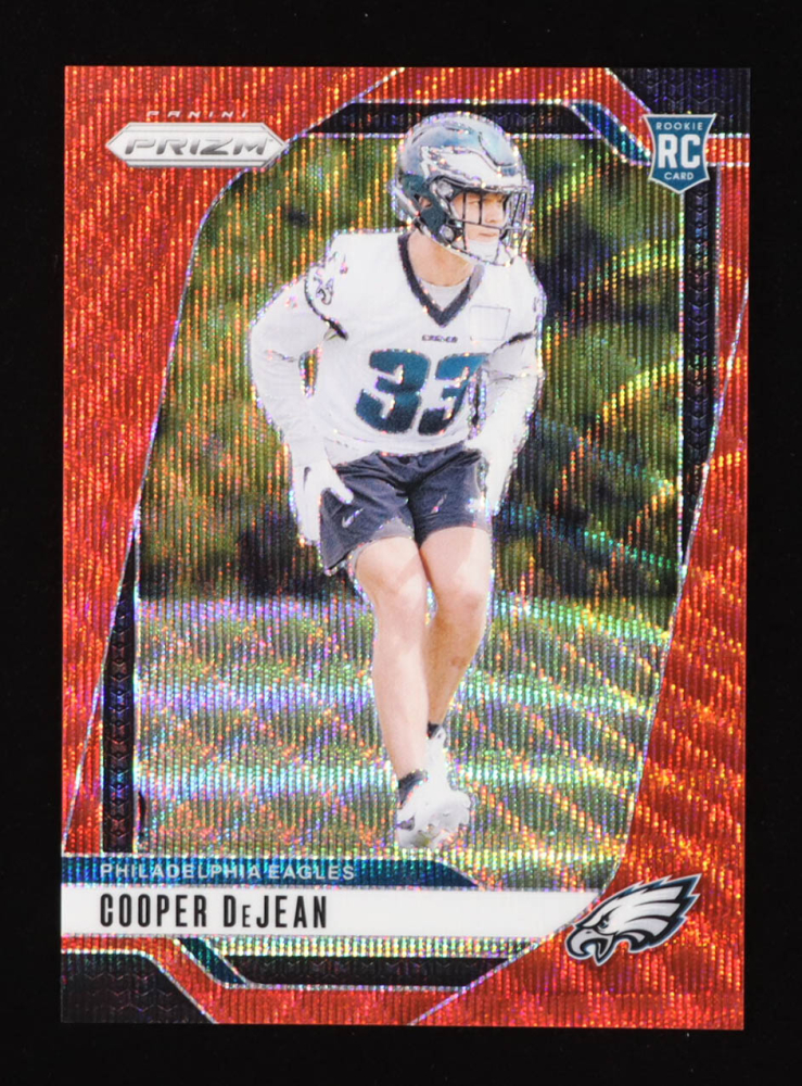 Cooper DeJean 2024 Panini Prizm Prizms Red Wave #321 #120/149 RC