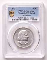 1893 World Columbian Exposition Silver Half Dollar (PCGS AU Detail) at PristineAuction.com