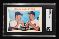 Mickey Mantle / Ken Boyer 1960 Topps Rival All Stars #160 (SGC 6) at PristineAuction.com