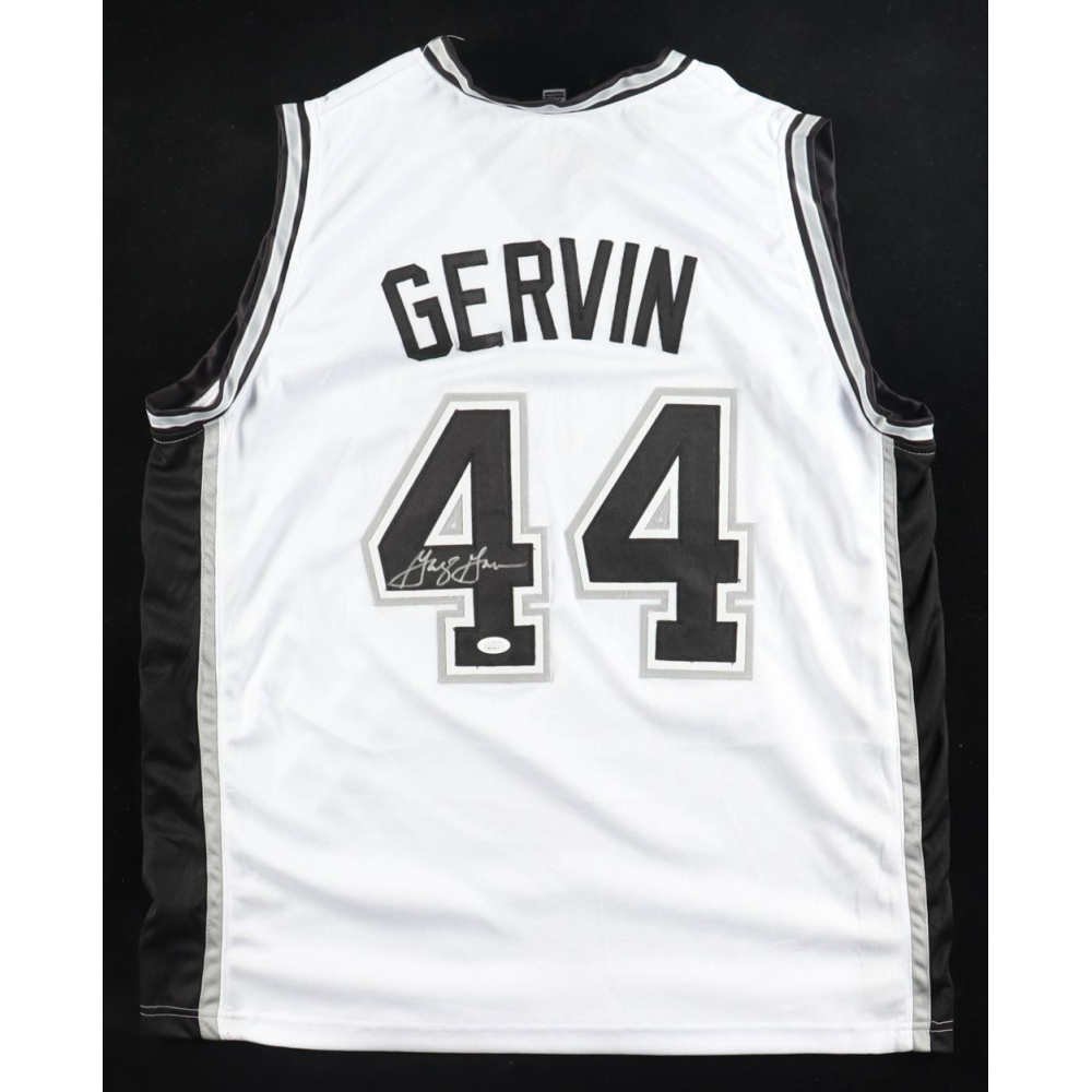 George Gervin Signed Jersey (JSA) at PristineAuction.com