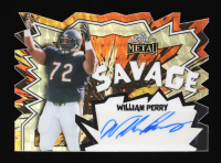 William Perry 2025 Leaf Metal Savage Super Prismatic Gold #SWP1 #1/1 at PristineAuction.com